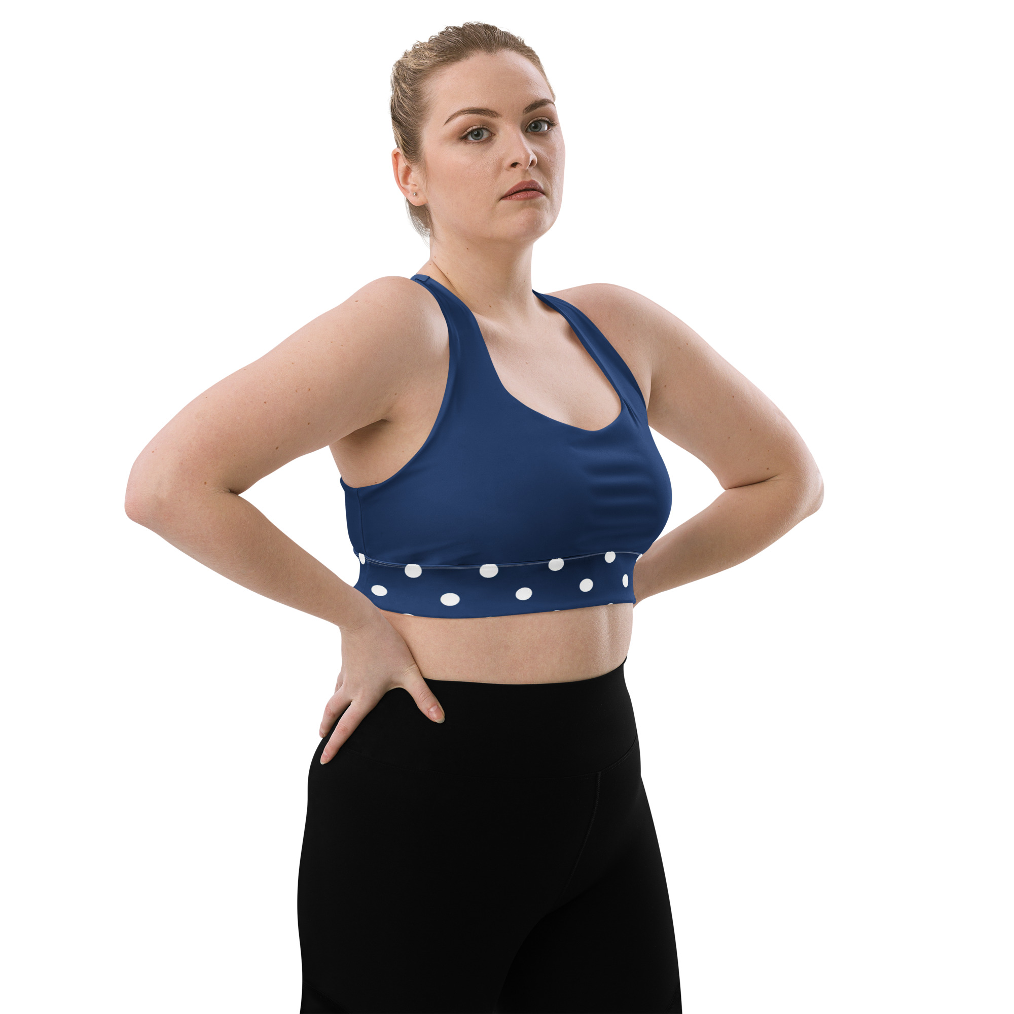 all over print recycled longline sports bra white right front 68ca0a1440996 jpg