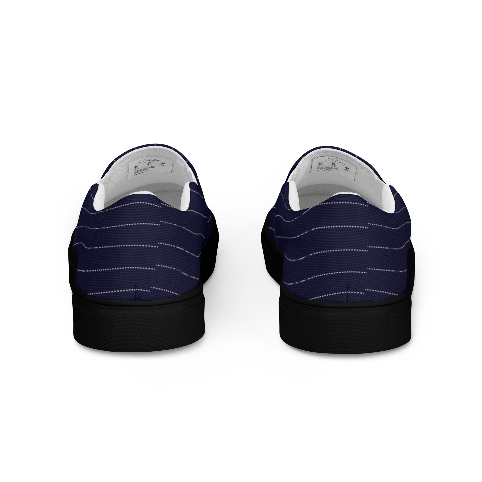 mens slip on canvas shoes black back 68c4a50fcd273 jpg