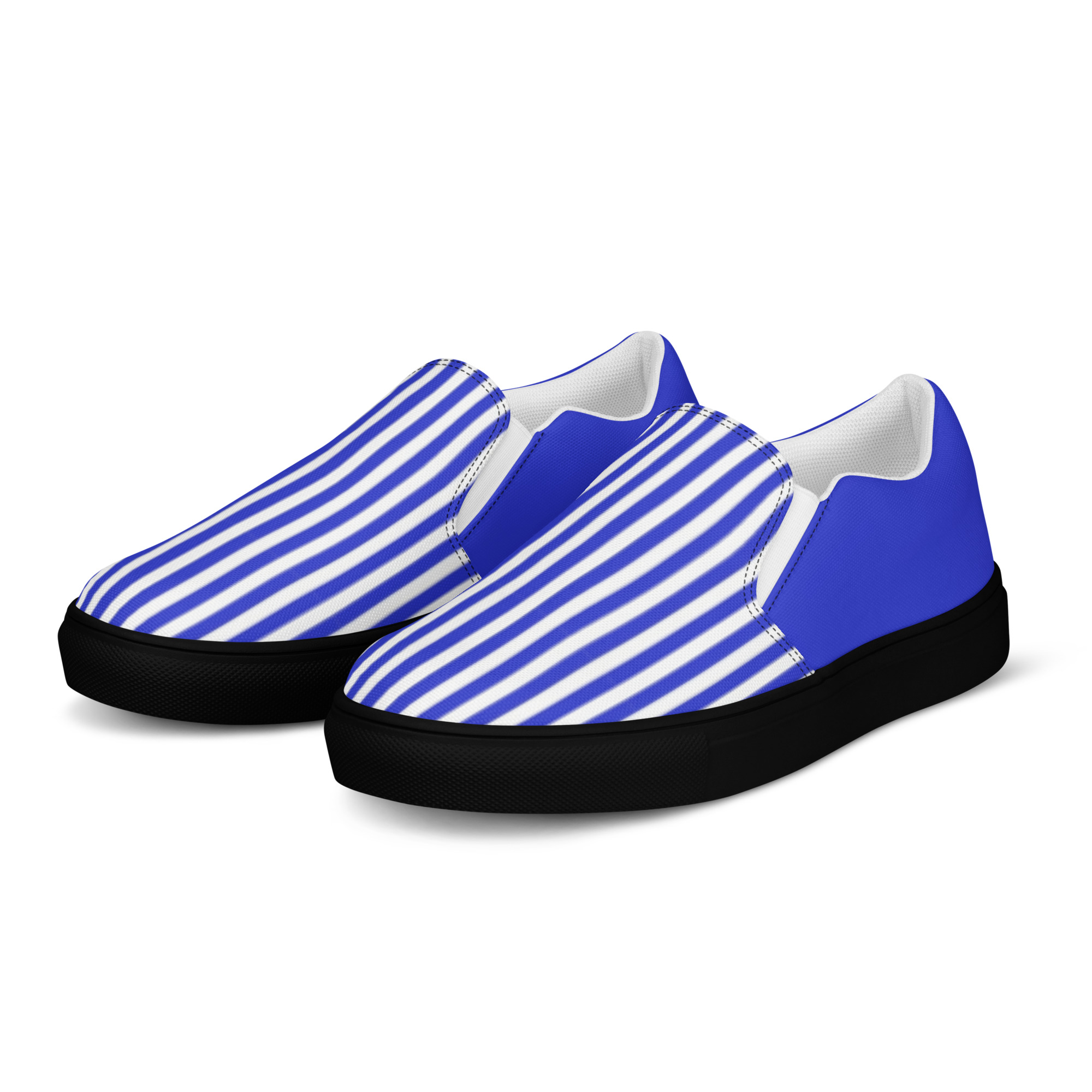 mens slip on canvas shoes black left front 68c4962638372 jpg