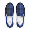 The Tartan Series (House of Wales) Women’s Slip-on Canvas Shoes blue and black front art concierge clothing jpg The Tartan Series (House of Wales) Women’s Slip-on Canvas Shoes blue and black front art concierge clothing jpg