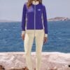 Céline Azure Coast The Bauhaus Series (Cobalt and Friends) Track Jacket Yoga Pants Canvas Deck Shoes cobalt and sand front art concierge clothing JPG