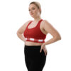 all over print recycled longline sports bra white left front 6917fd057698b jpg