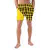 The Tartan Series (MaCleod) Swim Trunks yellow, black tartan front art concierge clothing jpg The Tartan Series (MaCleod) Swim Trunks yellow, black tartan front art concierge clothing jpg