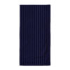 The Stripes Series (Pinstripes) Towel navy blue 30x60 flat art concierge clothing jpg