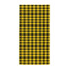 The Tartan Series (Macleod) Towel yellow and black tartan 30x60 flat art concierge clothing jpg