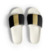 The Bauhaus Series (Khaki and Black) Slides black and khaki front art concierge clothing jpg