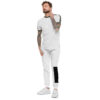 unisex fleece sweatpants white left front 691d06fe73ebd jpg