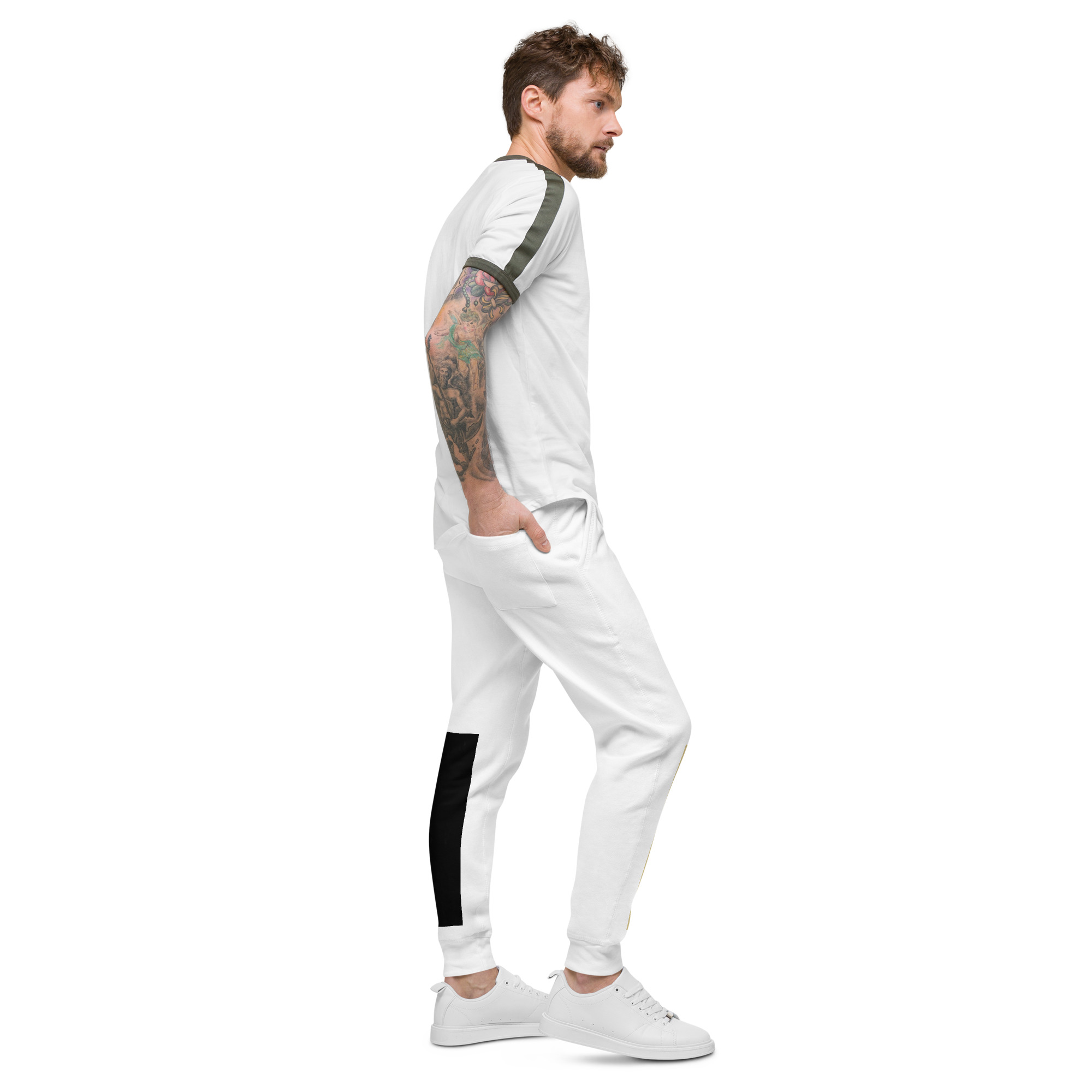 unisex fleece sweatpants white right 691d06fe74178 jpg