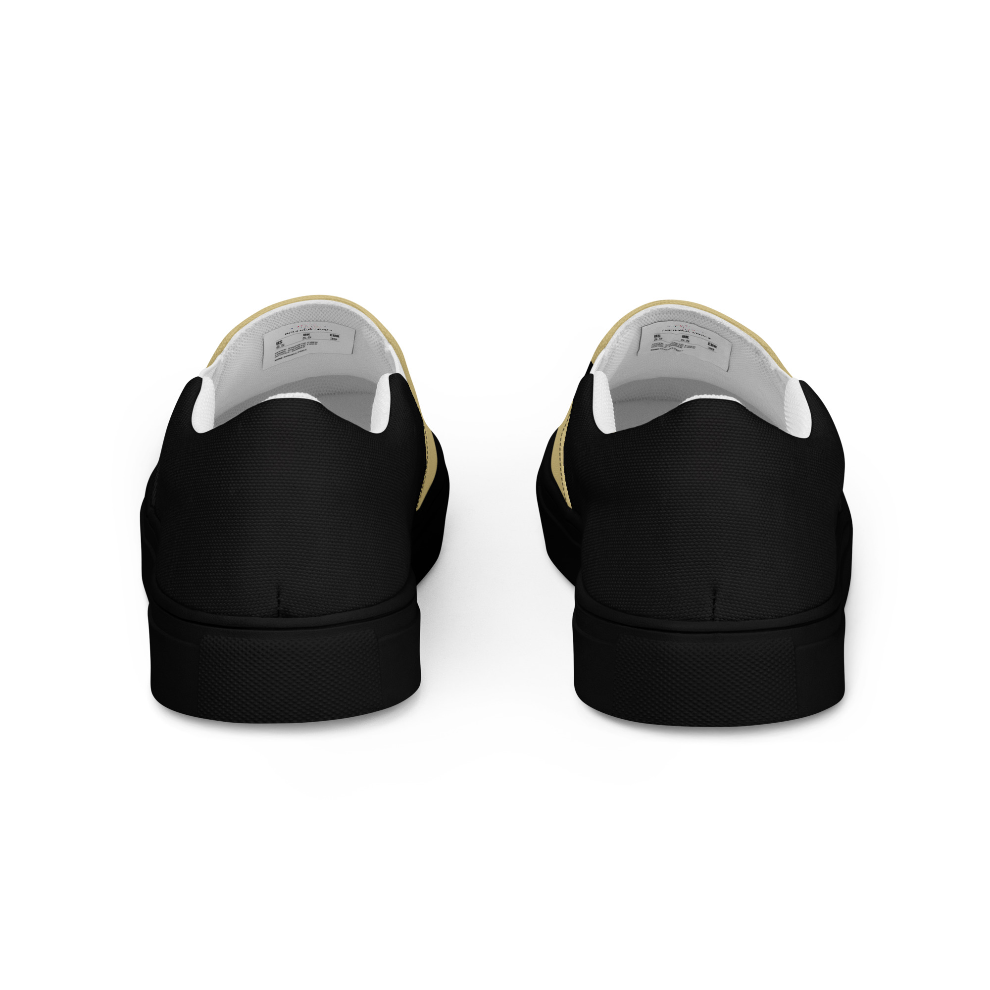 womens slip on canvas shoes black back 691aa70845279 jpg