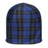 The Tartan Series (House of Wales) Beanie blue front art concierge clothing jpg The Tartan Series (House of Wales) Beanie blue front art concierge clothing jpg