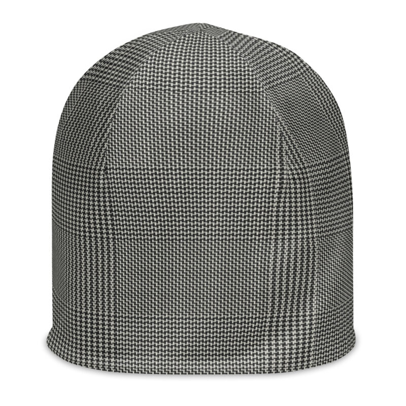 The Tartan Series (Glenn Plaid) Beanie grey front art concierge clothing jpg The Tartan Series (Glenn Plaid) Beanie grey front art concierge clothing jpg