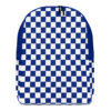 The Nautical Series (Bluenose IV) Blue Minimalist Backpack blue and white front art concierge clothing jpg