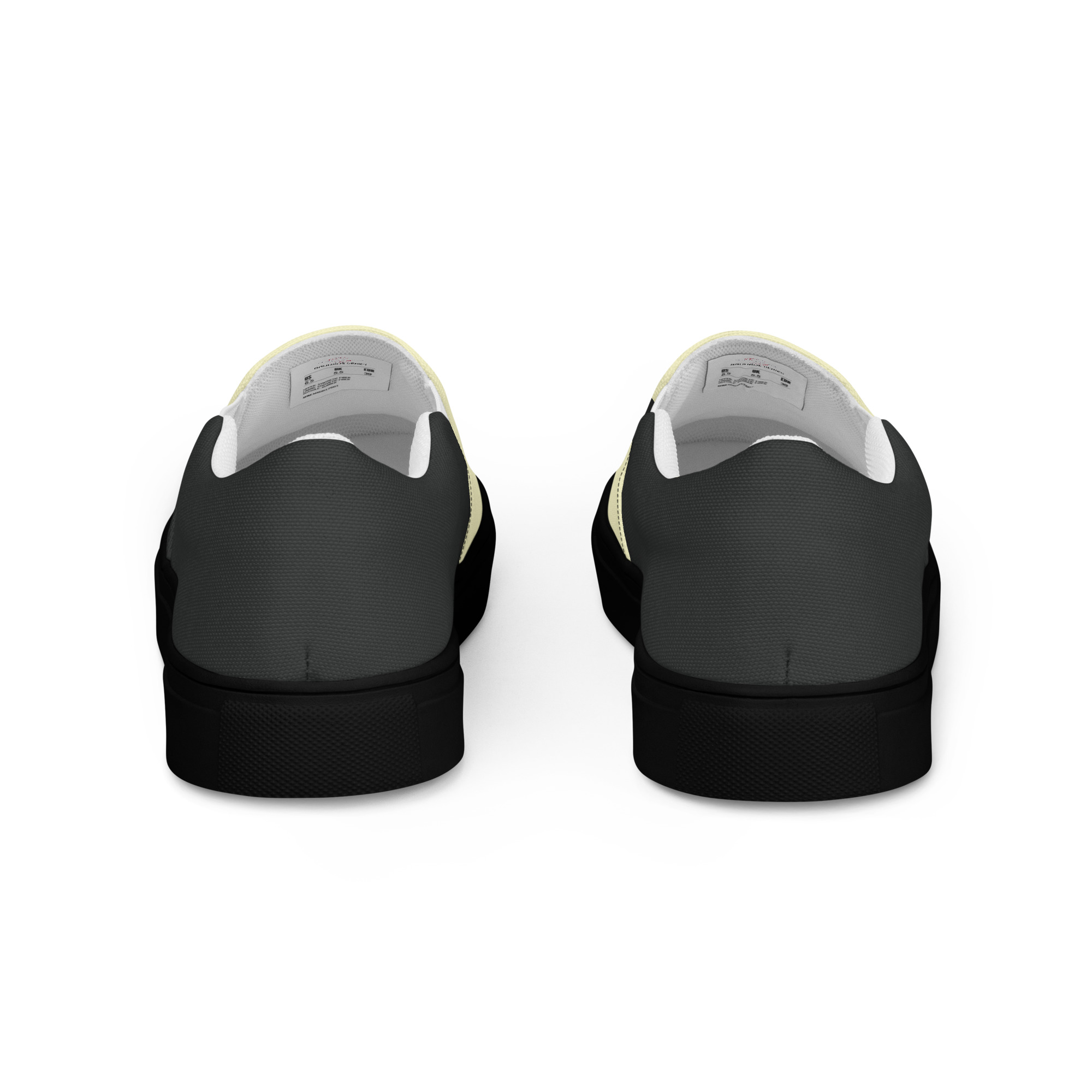 mens slip on canvas shoes black back 693df5d0cf1e1 jpg