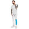 unisex fleece sweatpants white left front 695471e785640 jpg