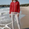 Melody Ocean Breeze The Bauhaus Series (Silver and Crimson) silver and crimson front Track Jacket art concierge clothing JPG