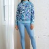 Mira Lofty Look The Cartoon Series (Blue Marble) Track Jacket yoga leggings canvas deck shoe blue white front art concierge clothing jpg