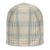The Tartan Series (Austin Light Blue) Beanie light blue tan front art concierge clothing jpg