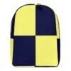 The Nautical Series (Lima) Backpack yellow navy blue front art concierge clothing jpg