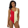 The Bauhaus Series (Cream and Cherry Red) One-Piece Swimsuit cream cherry red front art concierge clothing jpg The Bauhaus Series (Cream and Cherry Red) One-Piece Swimsuit cream cherry red front art concierge clothing jpg