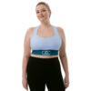 all over print recycled longline sports bra white front 6986cdc51807e jpg