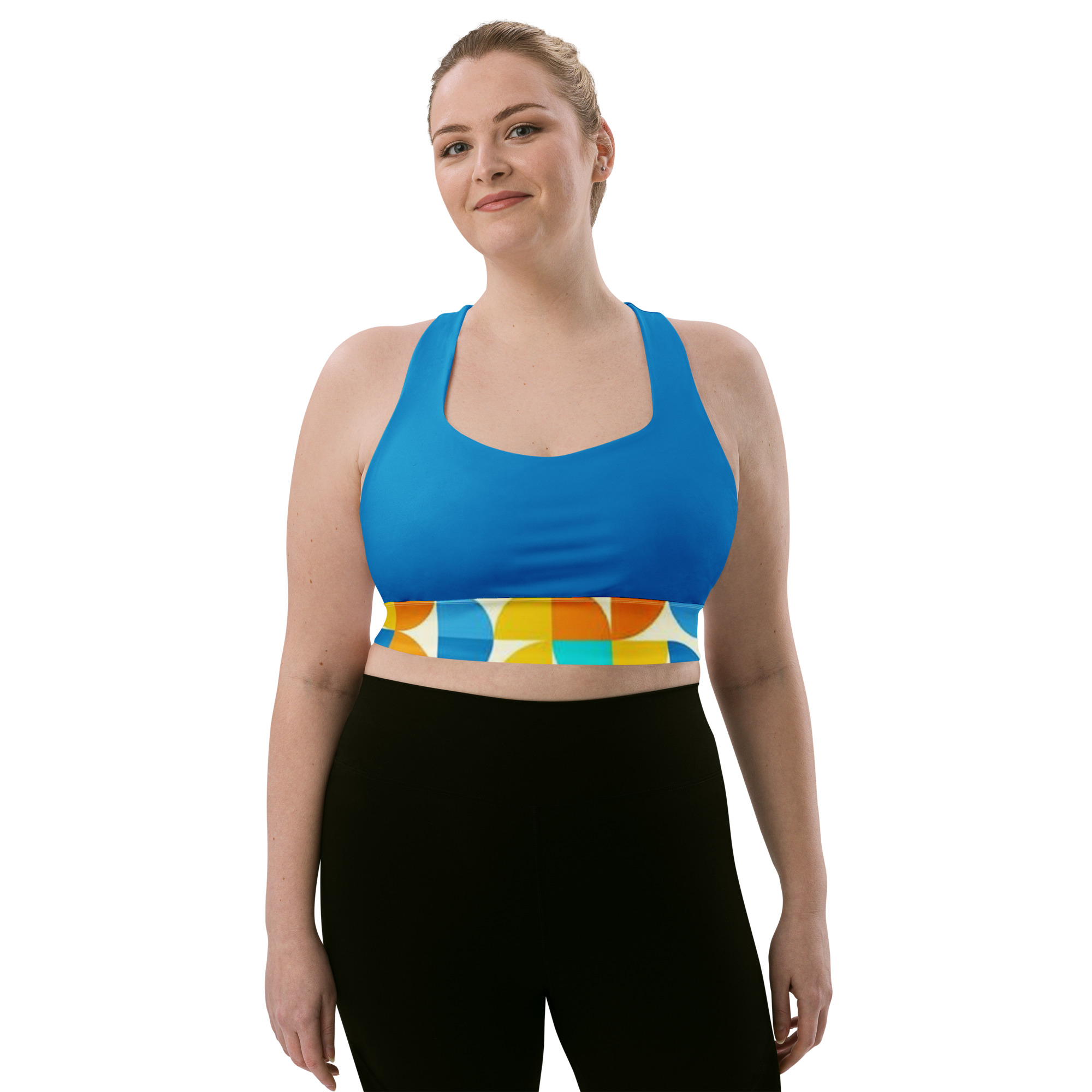 all over print recycled longline sports bra white front 69881baf3c970 jpg all over print recycled longline sports bra white front 69881baf3c970 jpg