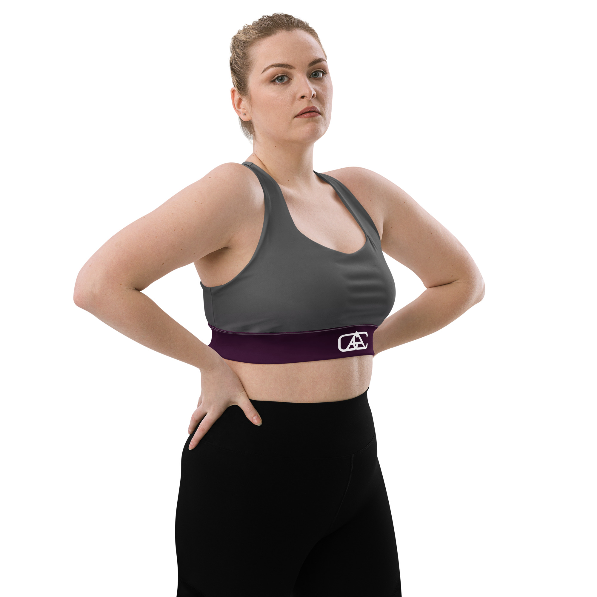 all over print recycled longline sports bra white right front 6986d3d33c819 jpg
