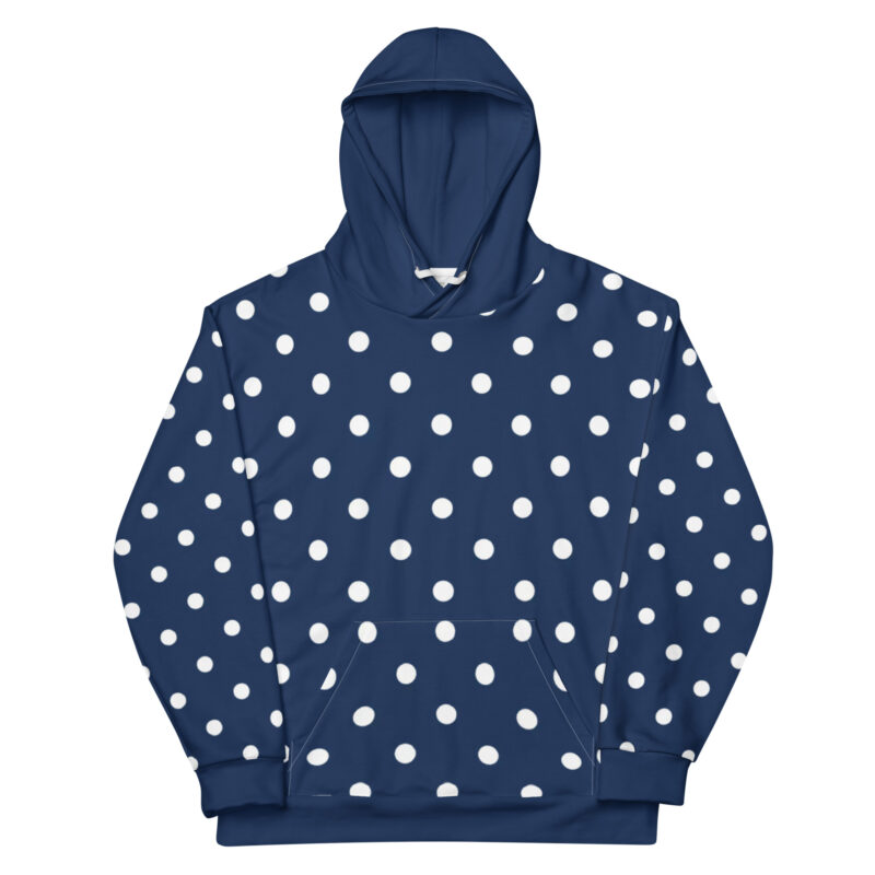 The Bauhaus Series (Pocka Dots) Hoodie blue white front art concierge clothing jpg The Bauhaus Series (Pocka Dots) Hoodie blue white front art concierge clothing jpg