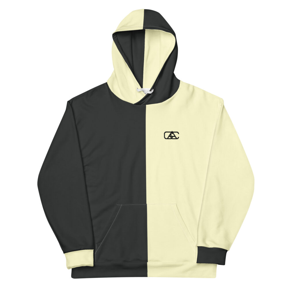 The Bauhaus Series (Cream and Chocolate) Hoodie cream chocolate front art concierge clothing JPG