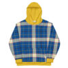 The Tartan Series (Gasperie) Hoodie blue yellow front art concierge clothing jpg