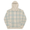 The Tartan Series (Austin Light Blue) Hoodie light blue tan front art concierge clothing jpg