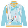 The Nautical Series (Sail Boat) blue red white front art concierge clothing jpg