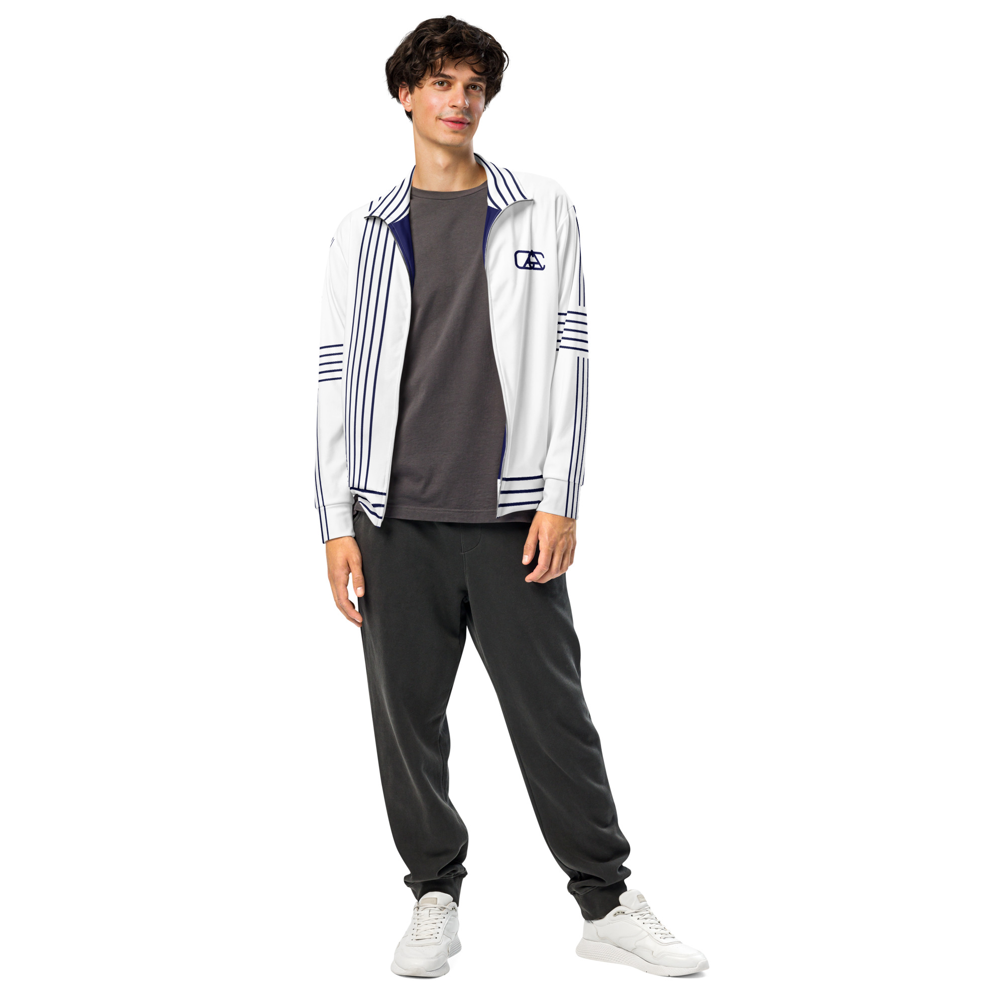 all over print recycled unisex track jacket white front 698a7da12c0e2 jpg