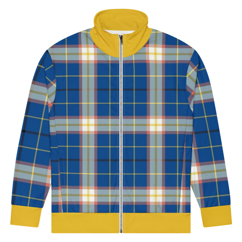 The Tartan Series (Gasperie) track jacket yellow blue front art concierge clothing jpg The Tartan Series (Gasperie) track jacket yellow blue front art concierge clothing jpg