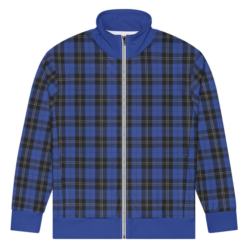 The Tartan Series (House of Wales) Track Jacket blue tartan front art concierge clothing jpg The Tartan Series (House of Wales) Track Jacket blue tartan front art concierge clothing jpg