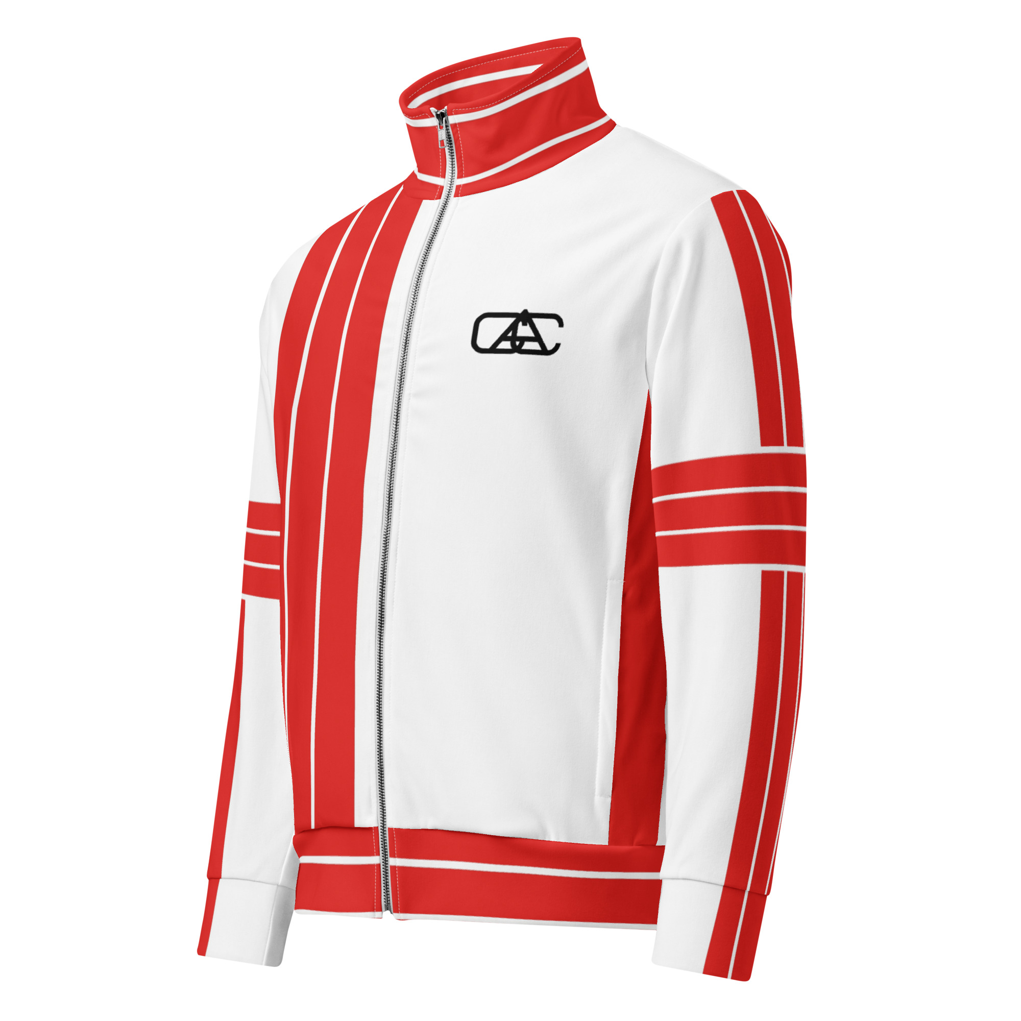 all over print recycled unisex track jacket white left front 698a70e213529 jpg