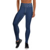 The Bauhaus Series (Pocka Dots) Yoga Leggings blue white front art concierge clothing jpg The Bauhaus Series (Pocka Dots) Yoga Leggings blue white front art concierge clothing jpg