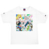 The Art Series (Headlines) Champion T-Shirt blue yellow red white front art concierge clothing jpg