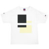 The Bauhaus Series (Cream and Chocolate) Champion T-Shirt cream chocolate white front art concierge clothing jpg