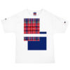 The Tartan Series (Macpherson) Champion T-shirt red blue white front art concierge clothing jpg The Tartan Series (Macpherson) Champion T-shirt red blue white front art concierge clothing jpg