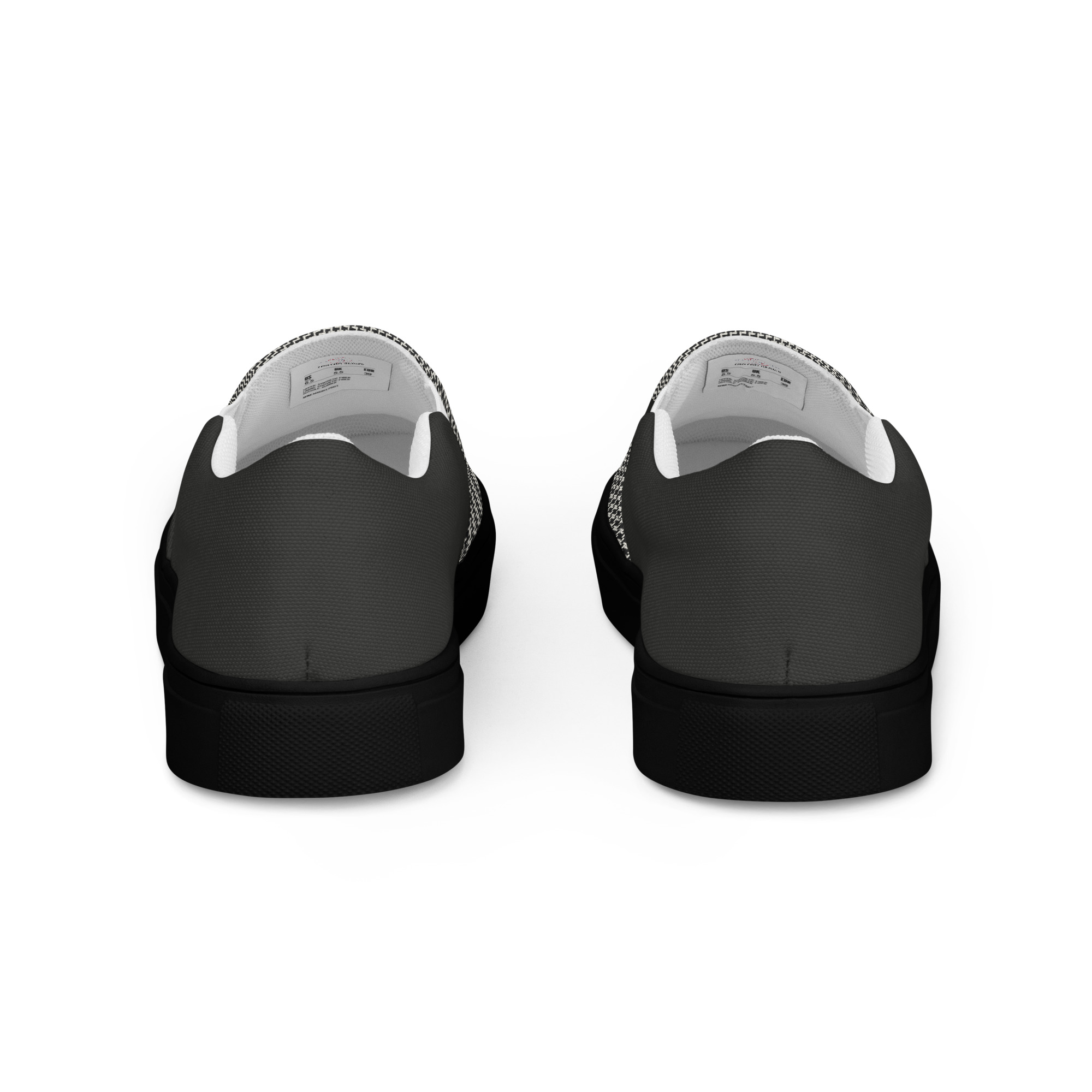 mens slip on canvas shoes black back 698bb73144dee jpg