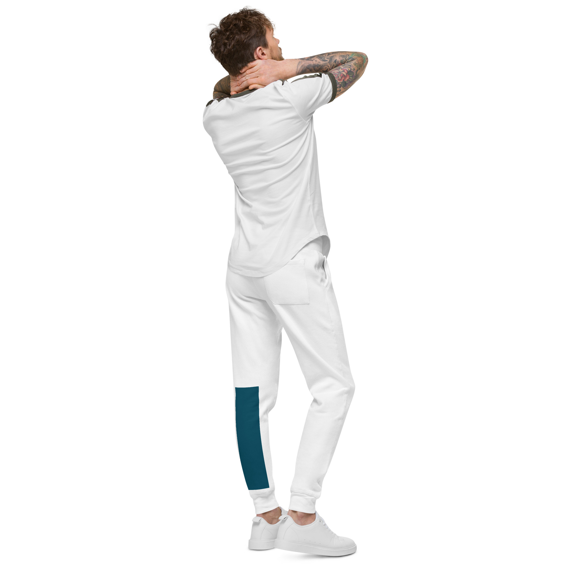 unisex fleece sweatpants white back 6987c01391c4d jpg