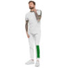 unisex fleece sweatpants white left front 6987bab38b7f9 jpg