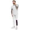 unisex fleece sweatpants white left front 6987bc2f4ab29 jpg