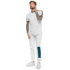unisex fleece sweatpants white left front 6987c0139198e jpg