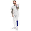 unisex fleece sweatpants white left front 6994e83a28e16 jpg