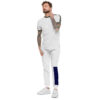 unisex fleece sweatpants white left front 6997810830fe3 jpg