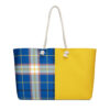 The Tartan Series (Gasperie) Weekender Bag black yellow blue front art concierge clothing JPG