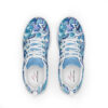 The Cartoon Series (Blue Marble) Women’s Athletic Shoes blue white front art concierge clothing jpg