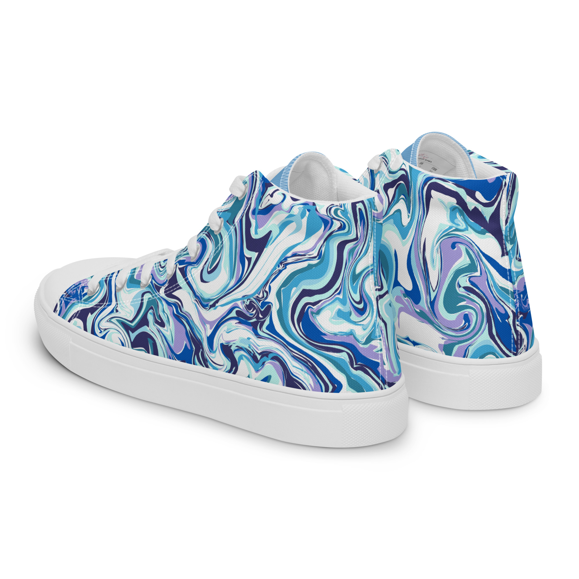womens high top canvas shoes white left back 698fb2d84fd83 jpg