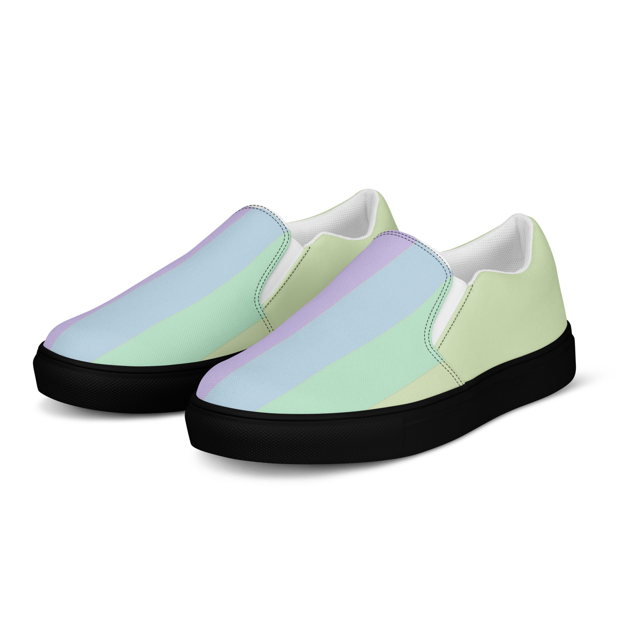 womens slip on canvas shoes black left front 698e590794b1c jpg